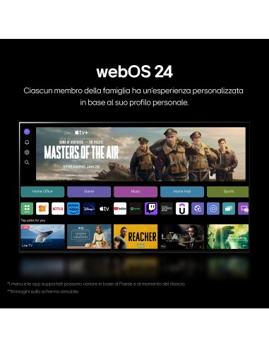 LG QNED AI 98'' Serie QNED89 98QNED89T6A, TV 4K, 4 HDMI, SMART TV 2024