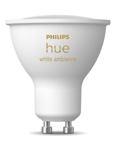 Philips Hue White ambiance GU10 Faretto luminoso intelligente Bluetooth Zigbee 4,2 W