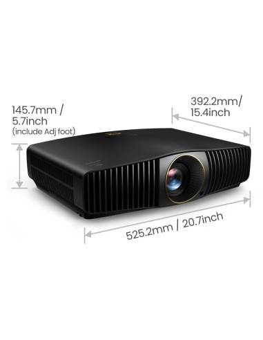 BenQ W5800 Proiettore a raggio standard 2600 ANSI lumen DLP UHD 4K (3840x2160) Compatibilità 3D Nero