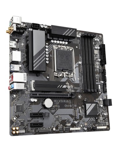 GIGABYTE B760M DS3H AX Scheda Madre - Supporta processori Intel Core 14ª generazione, VRM digitale a 6+2+1 fasi, fino a 7600MHz