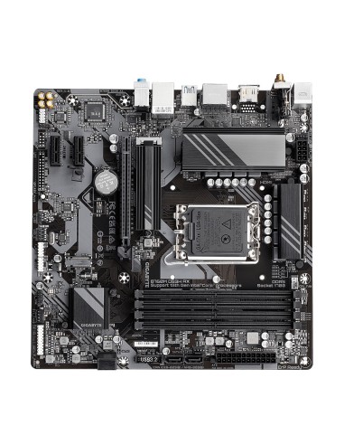 GIGABYTE B760M DS3H AX Scheda Madre - Supporta processori Intel Core 14ª generazione, VRM digitale a 6+2+1 fasi, fino a 7600MHz