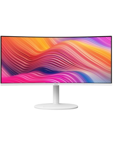MSI Modern MD342CQPW Monitor PC 86,4 cm (34") 3440 x 1440 Pixel UltraWide Quad HD Bianco