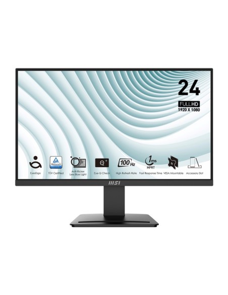 MSI Pro MP2412 Monitor PC 60,5 cm (23.8") 1920 x 1080 Pixel Full HD LCD Nero