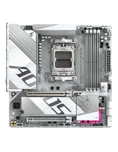 GIGABYTE B850M AORUS ELITE WIFI6E ICE Scheda Madre - Processori AMD Ryzen Serie 9000, 12+2+1 fasi VRM digitali, fino a 8200MHz 2