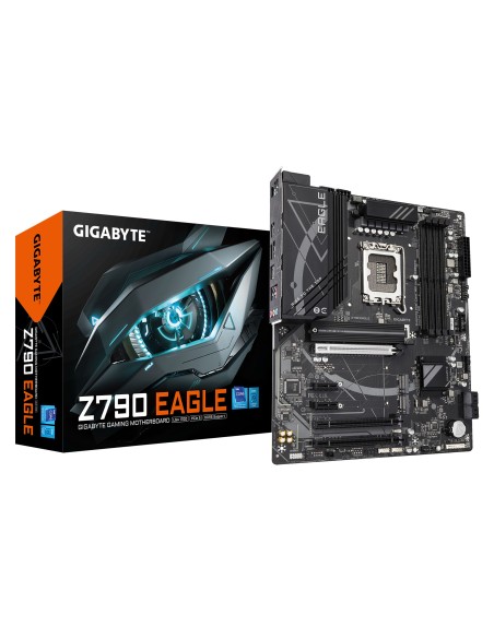 GIGABYTE Z790 EAGLE Scheda madre - Supporta CPU Intel Core di 14a generazione, VRM a 12+1+1 fasi, fino a 7600MHz DDR5 (OC),