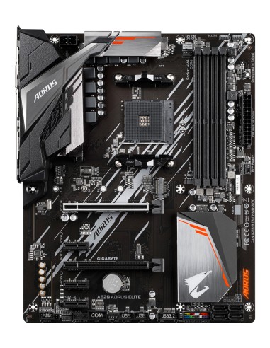 GIGABYTE Scheda madre A520 AORUS ELITE - Supporta CPU AMD Ryzen serie 5000 AM4, VRM digitale puro a 5+3 fasi, fino a 4733MHz