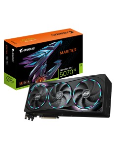 GIGABYTE AORUS GeForce RTX 5070 Ti MASTER 16G Scheda Grafica - 16GB GDDR7, 256 bit, PCI-E 5.0, 2670 MHz Core Clock, 3 x DP