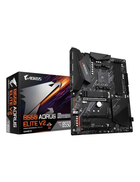 GIGABYTE B550 AORUS ELITE V2 Scheda madre - CPU AMD Ryzen 5000, VRM a 12+2 fasi, fino a 4733 MHz DDR4, 1xPCIe 4.0 + 1xPCIe 3.0