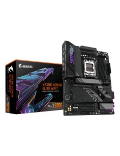 GIGABYTE X870E AORUS ELITE WIFI7 Scheda Madre - Supporta CPU AMD Ryzen 9000, 16+2+2 fasi VRM digitali, fino a 8000Hz DDR5 (OC),