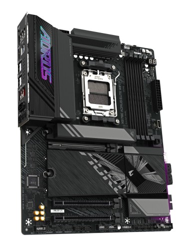 GIGABYTE X870E AORUS ELITE WIFI7 Scheda Madre - Supporta CPU AMD Ryzen 9000, 16+2+2 fasi VRM digitali, fino a 8000Hz DDR5 (OC),