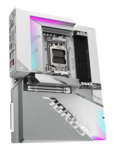 GIGABYTE B650E AORUS STEALTH ICE Scheda madre - AMD Ryzen serie 9000, VRM a 12+2+2 fasi, fino a 8000 MHz DDR5 (OC), 1xPCIe 5.0