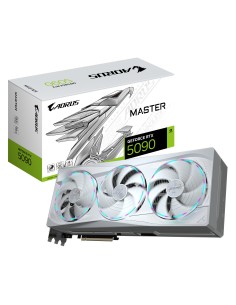 GIGABYTE AORUS GeForce RTX 5090 MASTER ICE 32G Scheda Grafica - 32 GB GDDR7, 512 bit, PCI-E 5.0, 2655MHz Frequenza Base, 3 x DP