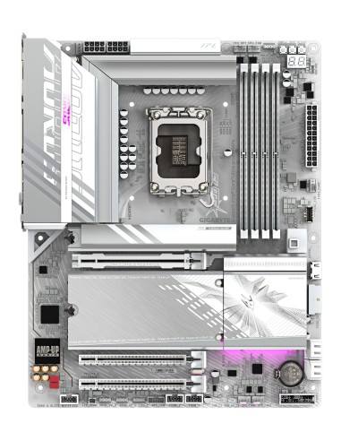 GIGABYTE Z890 AORUS ELITE WIFI7 ICE Scheda Madre - Supporta CPU Intel Core Ultra (Serie 2), VRM a 16+1+2 fasi, fino a 8800MHz