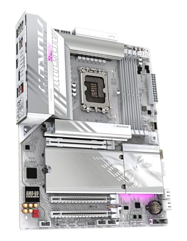GIGABYTE Z890 AORUS ELITE WIFI7 ICE Scheda Madre - Supporta CPU Intel Core Ultra (Serie 2), VRM a 16+1+2 fasi, fino a 8800MHz