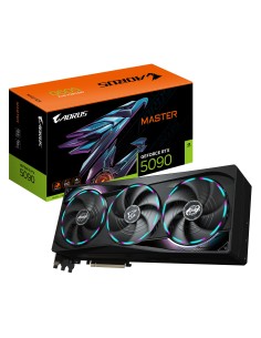 GIGABYTE AORUS GeForce RTX 5090 MASTER 32G Scheda Grafica - 32 GB GDDR7, 512 bit, PCI-E 5.0, 2655MHz Frequenza Base, 3 x DP