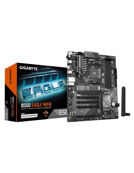 GIGABYTE B550 EAGLE WIFI6 Scheda madre - CPU AMD Ryzen serie 5000 G, VRM a 10+3+1 fasi, fino a 3200 MHz DDR4, 1xPCIe 4.0 +