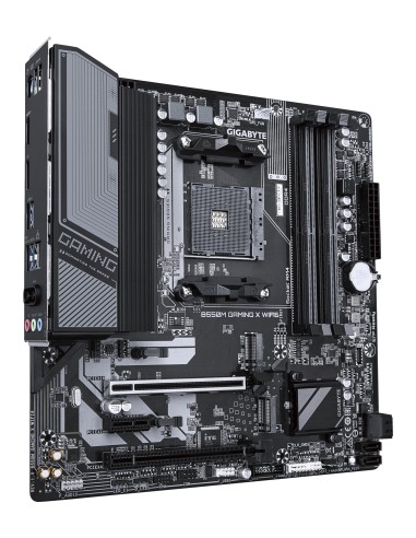 GIGABYTE B550M GAMING X WIFI6 Scheda madre - CPU AMD Ryzen 5000, VRM a 5+3 fasi, fino a 3200 MHz DDR4, 1x M.2 PCIe 4.0 + 1x M.2
