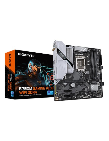 GIGABYTE B760M GAMING PLUS WIFI DDR4 Scheda madre - Supporta CPU Intel Core di 14a generazione, VRM a 4+1+1 fasi, fino a 5333