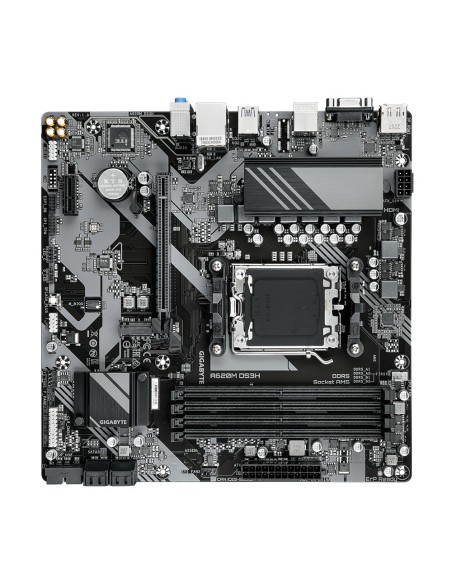 GIGABYTE A620M DS3H Scheda madre - Supporta CPU AMD Ryzen 8000, VRM digitale 5+2+2 fasi, fino a 7600MHz DDR5 (OC), 1xPCIe 4.0