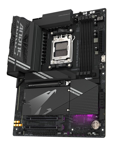 GIGABYTE X870 AORUS ELITE WIFI7 Scheda Madre - Supporta CPU AMD Ryzen 9000, 16+2+2 fasi VRM, fino a 8000MHz DDR5 (OC), 3xPCIe