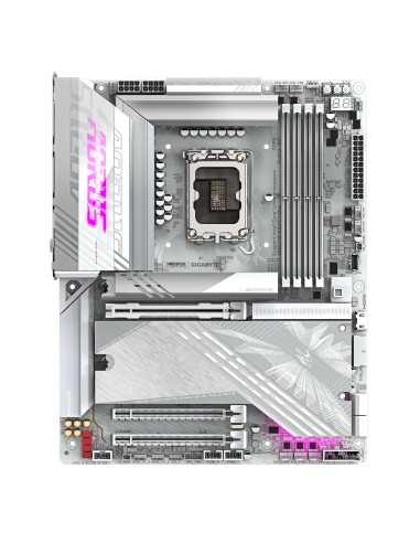 GIGABYTE Z890 AORUS ELITE X ICE Scheda Madre - Supporta CPU Intel Core Ultra (Serie 2), VRM a 16+1+2 fasi, fino a 9500MHz DDR5