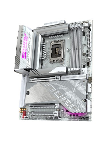GIGABYTE Z890 AORUS ELITE X ICE Scheda Madre - Supporta CPU Intel Core Ultra (Serie 2), VRM a 16+1+2 fasi, fino a 9500MHz DDR5