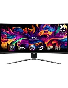 MSI MPG 341CQPX QD-OLED Monitor PC 86,4 cm (34") 3440 x 1440 Pixel UltraWide Quad HD Nero
