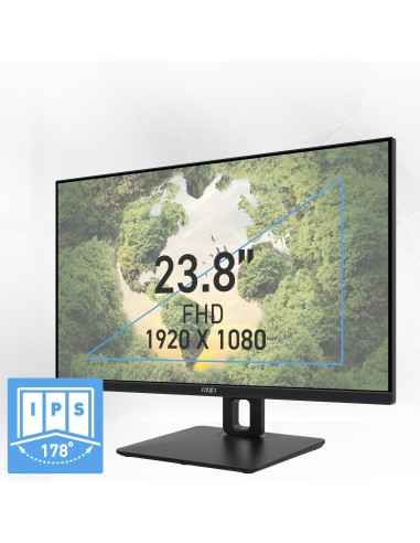 MSI Pro MP245PG Monitor PC 60,5 cm (23.8") 1920 x 1080 Pixel Full HD LCD Nero