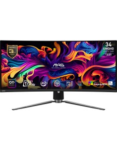 MSI MAG 341CQP QD-OLED Monitor PC 86,4 cm (34") 3440 x 1440 Pixel UltraWide Quad HD Nero