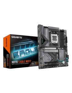 GIGABYTE X870 EAGLE WIFI7 Scheda Madre - Supporta CPU AMD Ryzen 9000, 14+2+2 fasi VRM, fino a 8000MHz DDR5 (OC), 1xPCIe 5.0 +