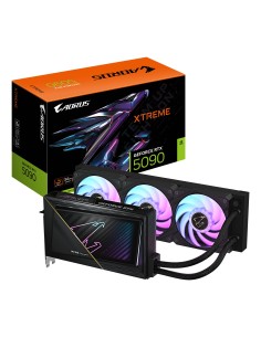 GIGABYTE AORUS GeForce RTX 5090 XTREME WATERFORCE 32G Scheda Grafica - 32 GB GDDR7, 512 bit, PCI-E 5.0, 2655 MHz Frequenza