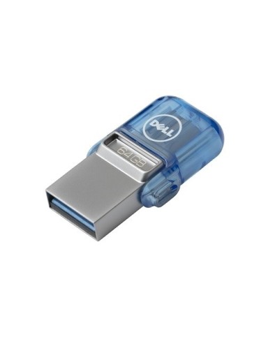DELL AB135418 unità flash USB 64 GB USB Type-A   USB Type-C 3.2 Gen 1 (3.1 Gen 1) Blu, Argento