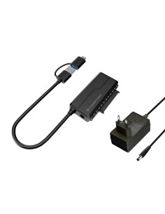 Conceptronic ABBY21B adattatore per inversione del genere dei cavi USB Type-A SATA 22-pin Nero