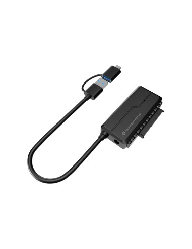 Conceptronic ABBY21B adattatore per inversione del genere dei cavi USB Type-A SATA 22-pin Nero