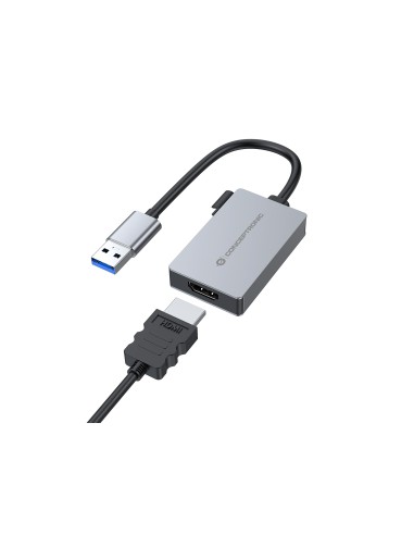 Conceptronic ABBY22G adattatore grafico USB 1920 x 1080 Pixel Grigio