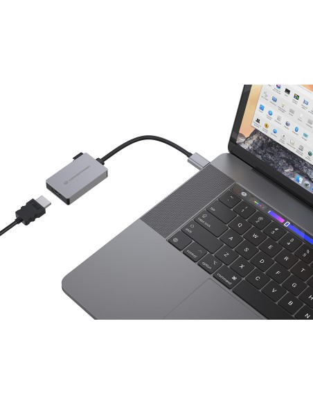 Conceptronic ABBY22G adattatore grafico USB 1920 x 1080 Pixel Grigio