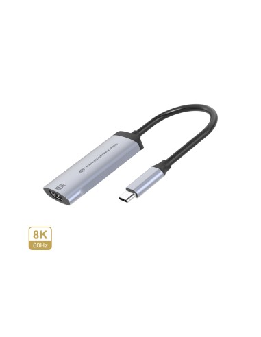 Conceptronic ABBY23G adattatore grafico USB 7680 x 4320 Pixel Argento