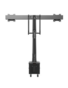 StarTech.com Braccio per doppio monitor da tavolo - 2 porte USB 3.0 - Supporto con morsetto per scrivania 2