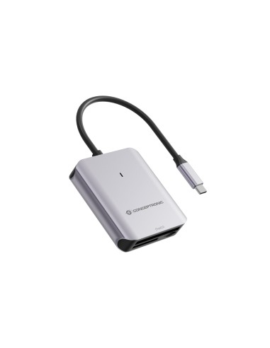 Conceptronic BIAN09G lettore di schede USB 3.2 Gen 2 Type-C Grigio