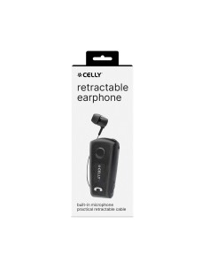 Celly BHCLIP Auricolare Cablato In-ear Chiamate Musica Sport Tutti i giorni USB tipo-C Nero