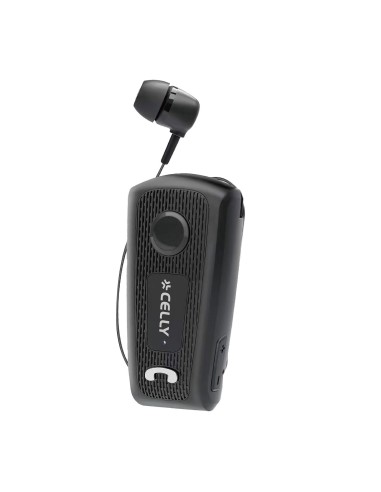 Celly BHCLIP Auricolare Cablato In-ear Chiamate Musica Sport Tutti i giorni USB tipo-C Nero