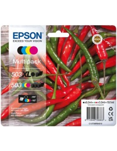Epson 503 XL cartuccia d'inchiostro 4 pz Originale Resa elevata (XL) Nero, Ciano, Magenta, Giallo