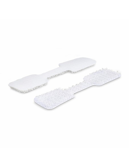 StarTech.com Etichette per cavi da 9cm, confezione da 100, bianco, Etichette per la gestione cavi con fissaggio a strappo,