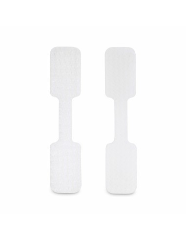 StarTech.com Etichette per cavi da 9cm, confezione da 100, bianco, Etichette per la gestione cavi con fissaggio a strappo,