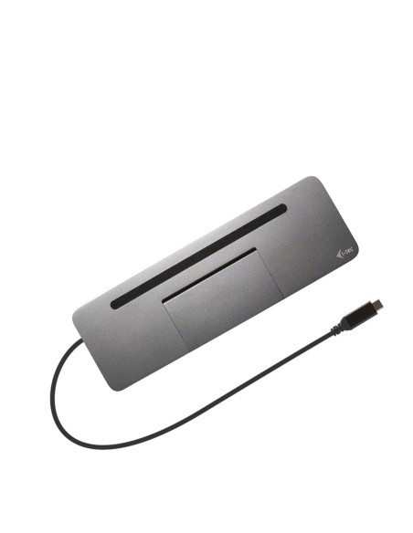i-tec Metal SB-C Ergonomic 4K 3x Display Docking Station with Power Delivery 85 W + Universal Charger 100 W