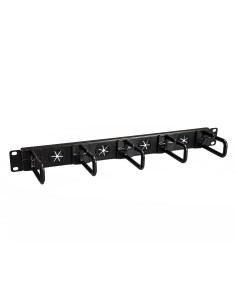 StarTech.com Pannello di gestione cavi per armadi Server Rack da 19" 1U - con anelli a D - Pannello orizzontale per gestione