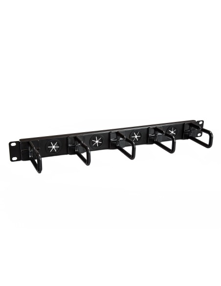 StarTech.com Pannello di gestione cavi per armadi Server Rack da 19" 1U - con anelli a D - Pannello orizzontale per gestione