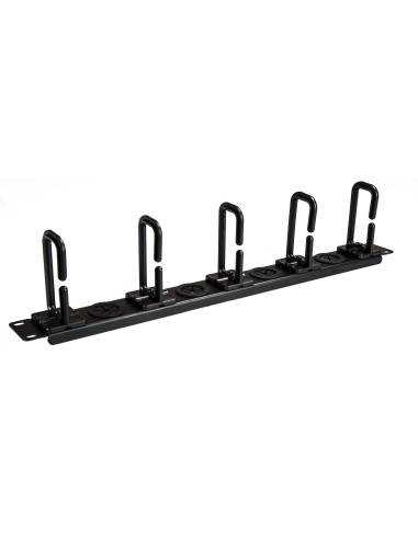 StarTech.com Pannello di gestione cavi per armadi Server Rack da 19" 1U - con anelli a D - Pannello orizzontale per gestione