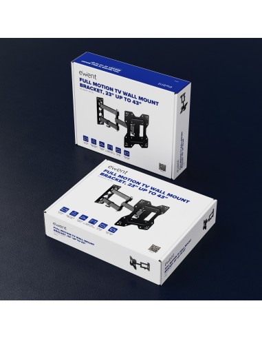 Ewent EW1522 Supporto TV a parete 109,2 cm (43") Nero