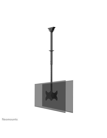 Neomounts CL35-340BL22 Supporto a soffitto per doppio monitor TV 23-42" - alt. 106-156 cm